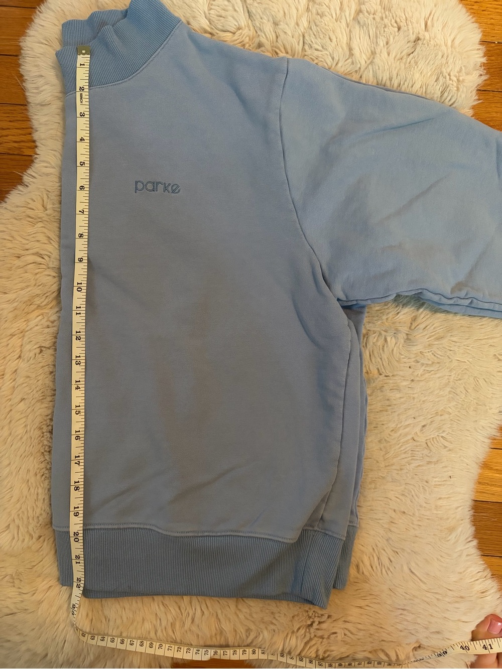 Parke Classic Mockneck - light blue, L/XL - Picture 4 of 10